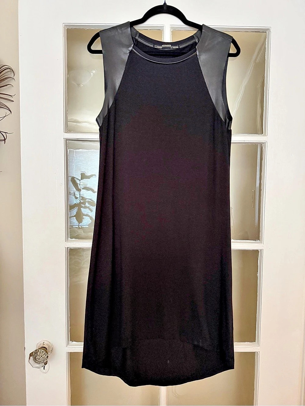 AllSaints Black Sleeveless Mini Dress Like New